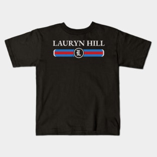 Graphic Lauryn Name Vintage Birthday Retro Gift Kids T-Shirt